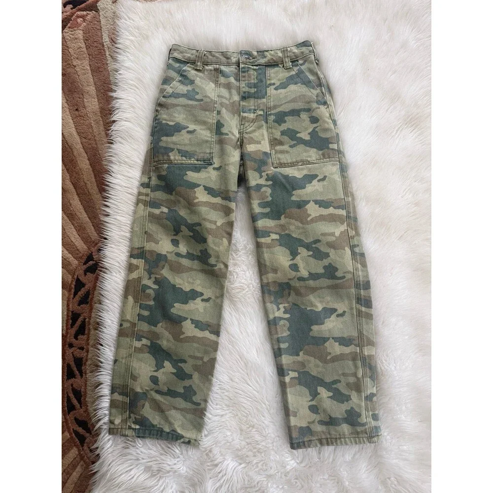 Free People Remy Camo Crop pants Size 26